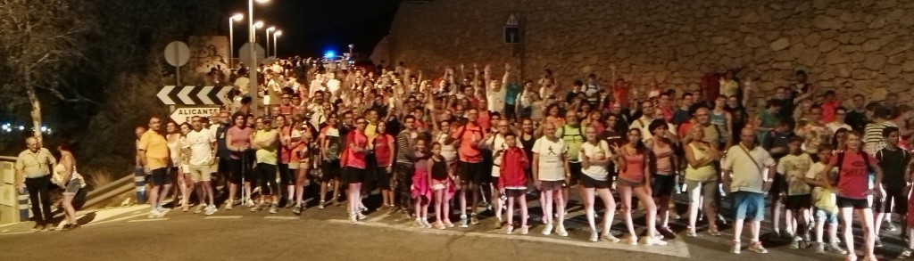 Espectacular Ruta Nocturna con medio millar de participantes