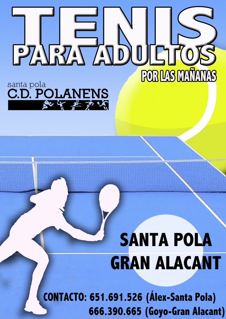 CLASES DE TENIS PARA ADULTOS: Empezamos en diciembre