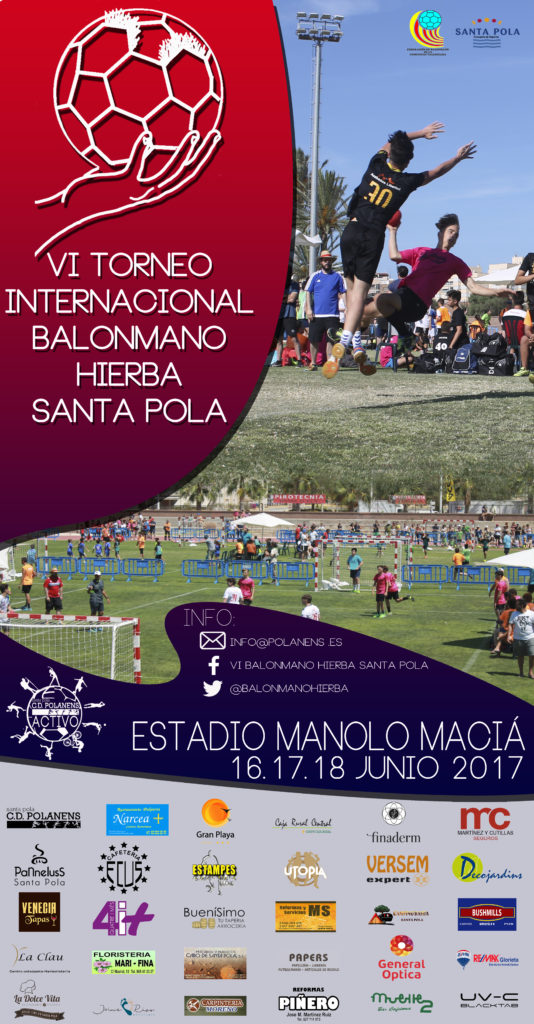 YA TENEMOS CARTEL DEL INTERNACIONAL DE BALONMANO HIERBA