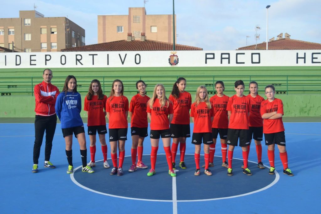 El infantil femenino de Fútbol Sala Campeonas Provinciales