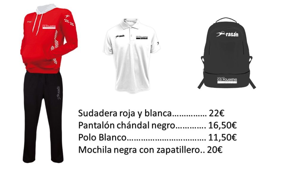 Linea Ropa Polanens Temporada 2018-19