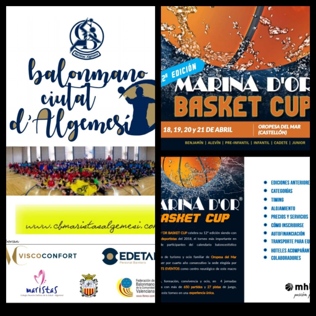El Balonmano y el baloncesto de Polanens participan en Torneos en Semana Santa