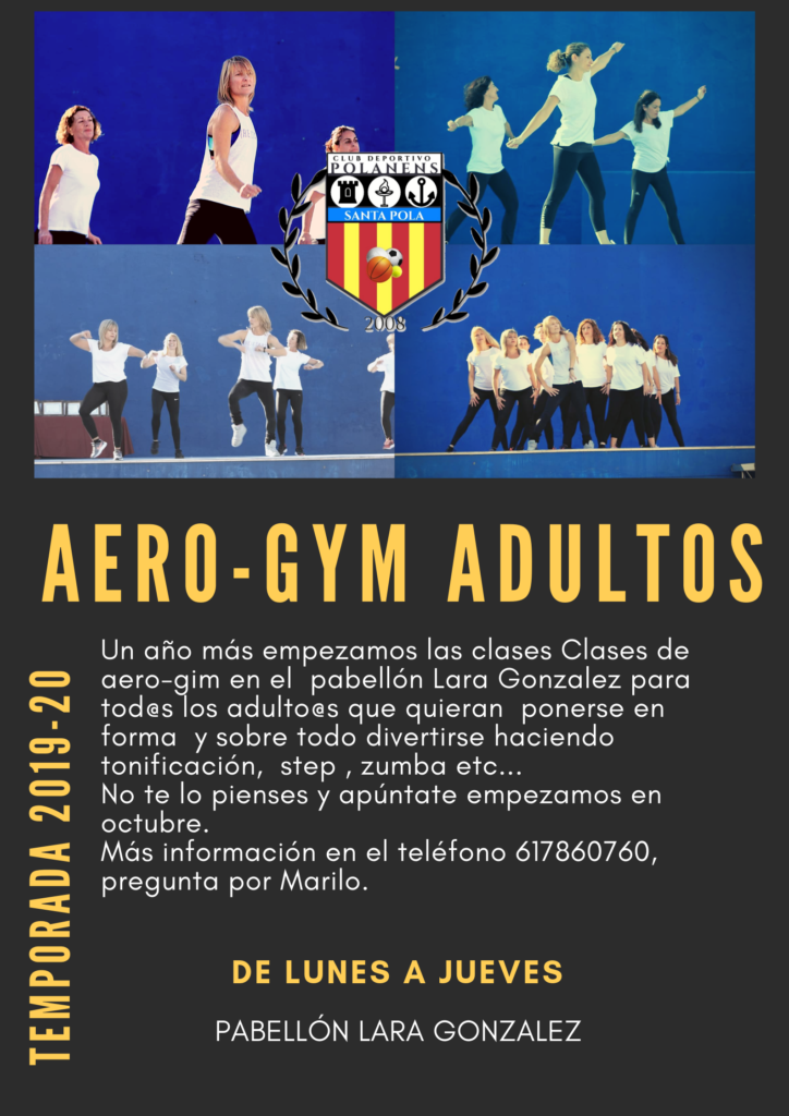 Aero-gym para adultos en horario de mañana