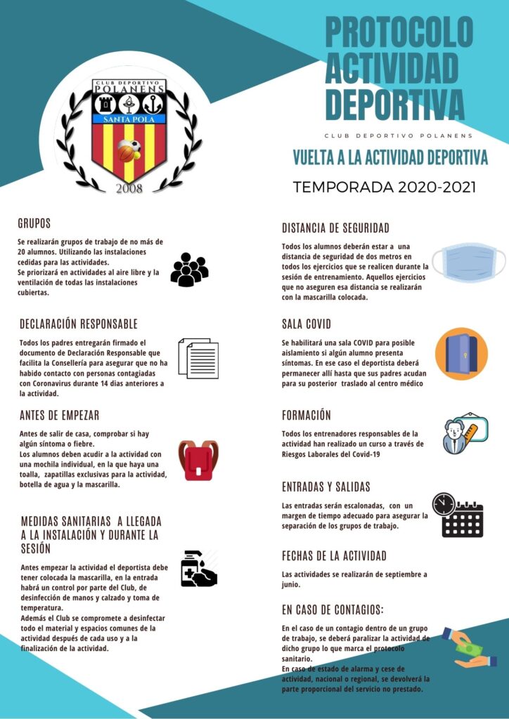 El Club Deportivo Polanens publica sus protocolos sanitarios y de cuotas para la próxima temporada
