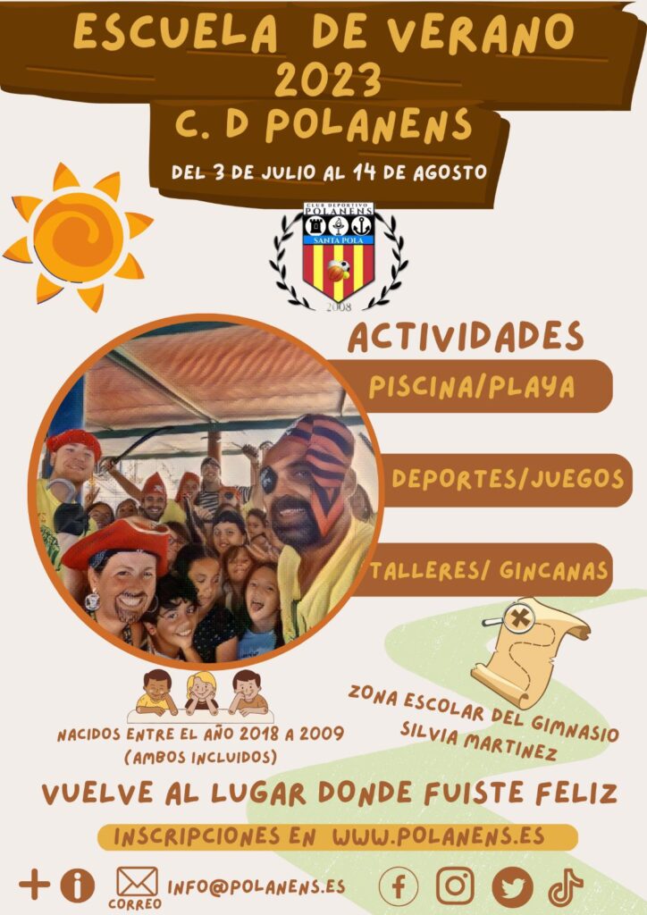 ABIERTAS LAS PLAZAS ESCUELA DE VERANO PARA ALUMNOS DE POLANENS