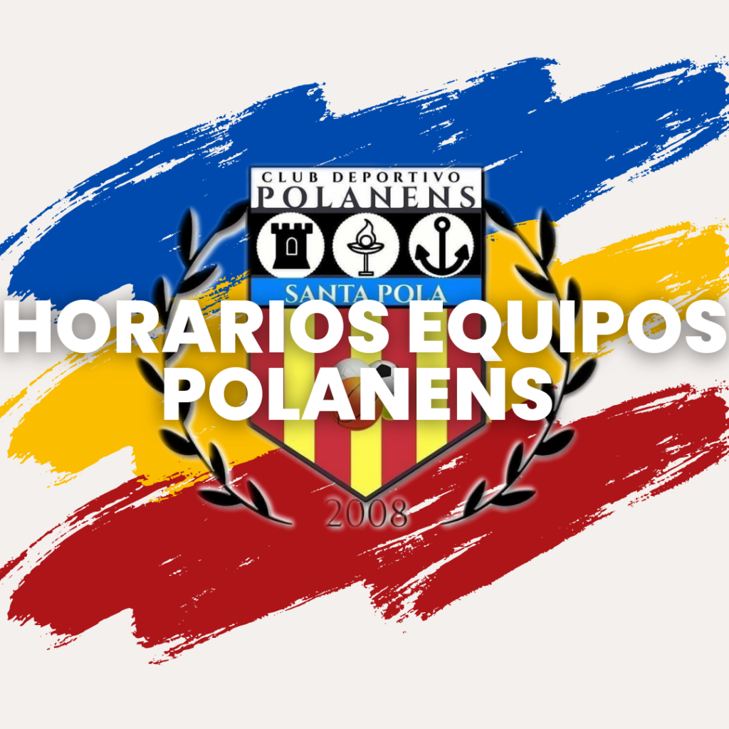 Horarios equipos Polanens 11, 12, 13, 14 y 15 de enero