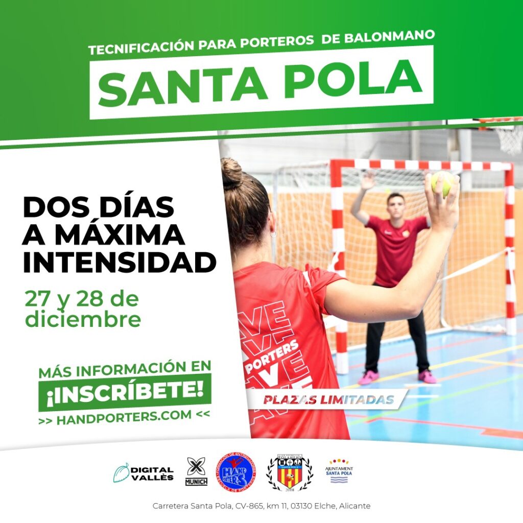 CAMPUS DE NAVIDAD PORTEROS BALONMANO