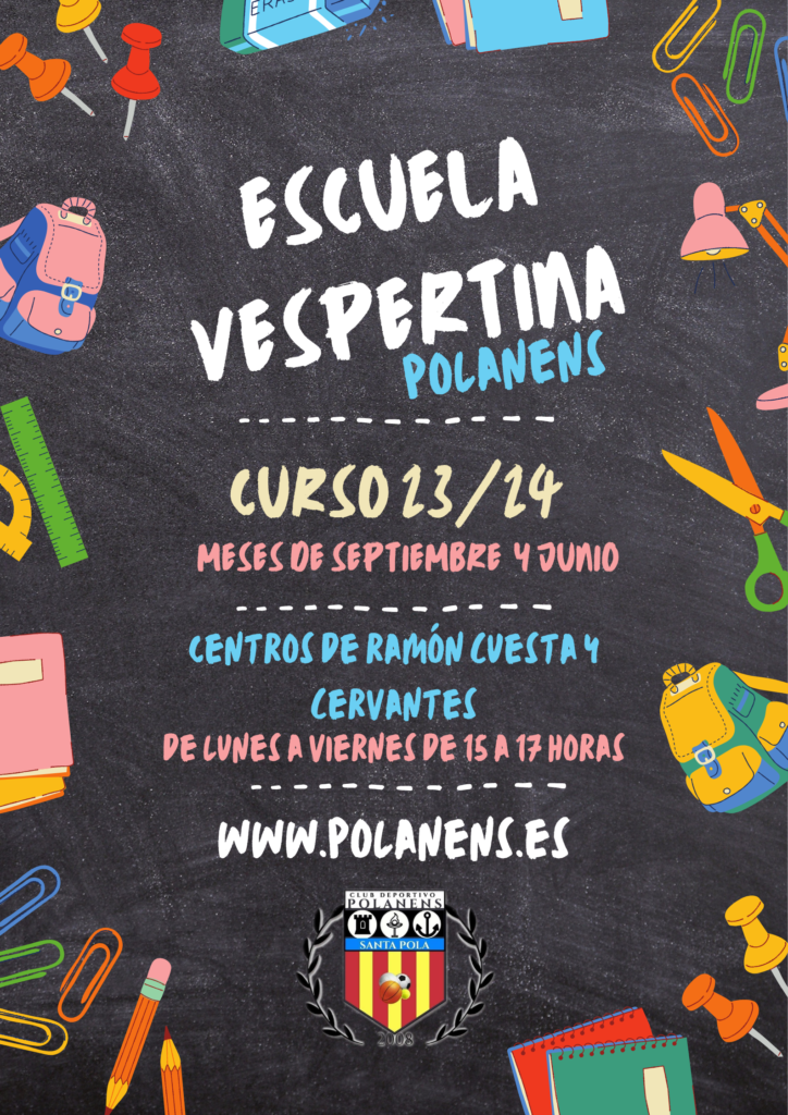 El 3 de junio arranca el aula vespertina en Ramón Cuesta