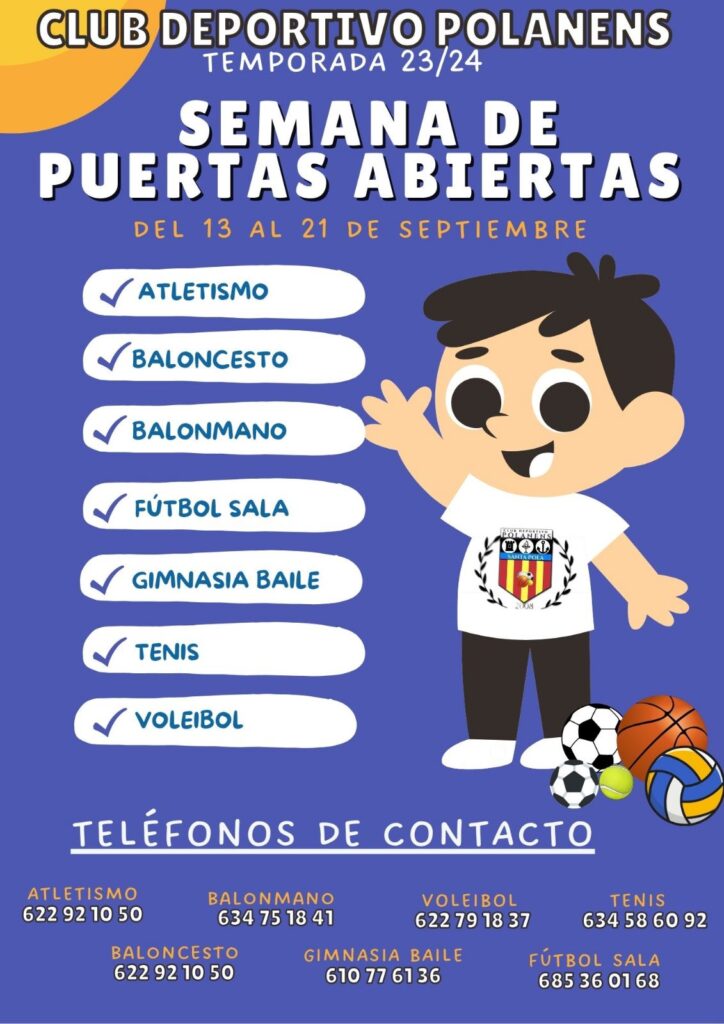 SEMANA DE PUERTAS ABIERTAS POLANENS