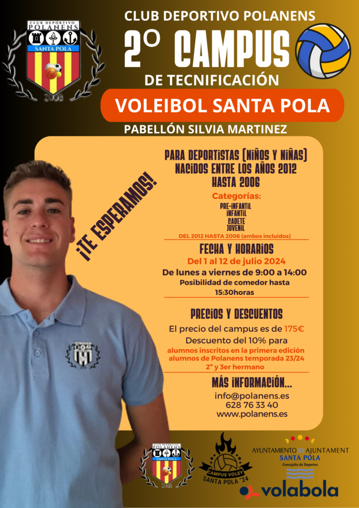 2º CAMPUS  TECNIFICACIÓN  VOLEIBOL SANTA POLA