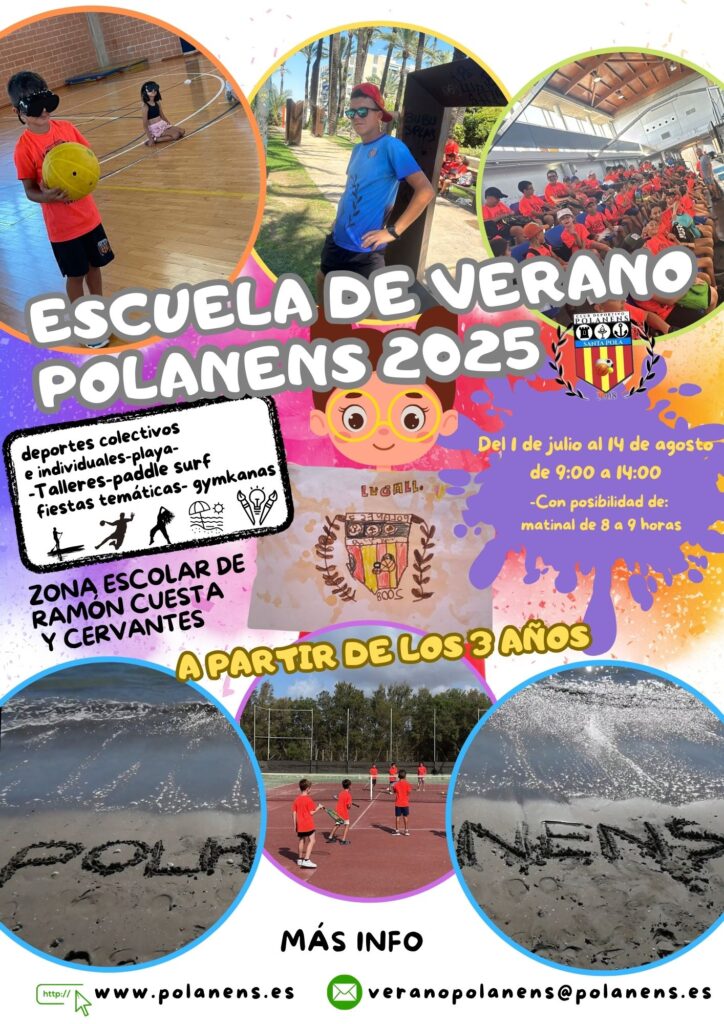 ABIERTAS LAS PLAZAS PARA LA ESCUELA DE VERANO 2025