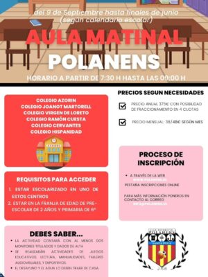 AULA MATINAL POLANENS