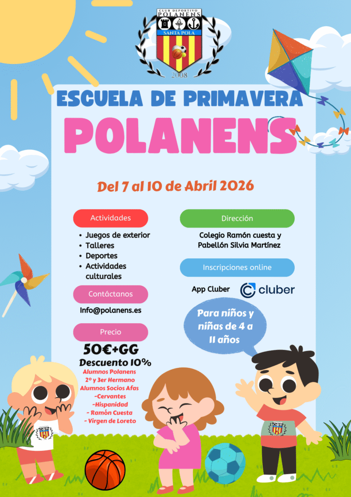 ESCUELA DE PRIMAVERA 2026 POLANENS